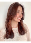韓国風大人イヤリングカラー☆コーラルピンク