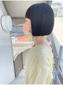 ［OCEAN　Hair&Life]ミニボブ/黒髪/涼しげヘア