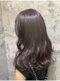 ショコラブラウン　うる艶ラベンダー