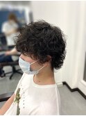 くりくりミディアムパーマ