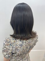 ヘアデザインロアール 元町店(Hair Design LOIRE) くびれ巻きボブ×暗めアッシュカラー