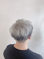 キャンディーエッグ(Candy egg)&nbsp;原口☆メンズマッシュ♪毛先黒のホワイトカラー☆福岡久留米