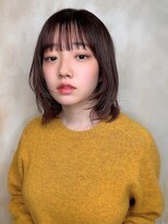 ニスル 町田店(NISURU)&nbsp;似合わせカット/大人ガーリー/ダークアッシュ/着物/町田/町田駅