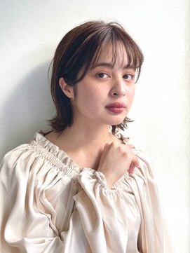 ノイ 千歳船橋(noi) 斜めバング/グレージュカラー/デザインカラー/シルキーベージュ