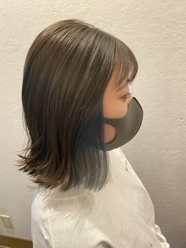 シモン(SIMON) ブルーインナーカラー/半田/知多/半田美容室/知多美容室