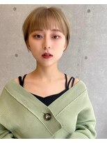 エジョン 三鷹店(Aejon)&nbsp;#バレイヤージュ#グレージュカラー#ボブウルフ#ココアベージュ