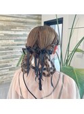 ツイストツイン ヘアアレンジ ヘアセット☆＠原宿