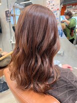 コージー(Kozy)&nbsp;☆オレンジピンク/ピレンジ/セミロング☆