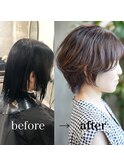 【店長小川】30代40代パーマで大人なショート