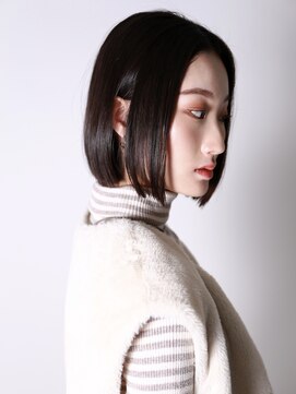 デイジー インデックスヘア 大島店(DAISY index hair) くびれ×ストレート×長め前髪×ワンカール  20代30代40代 大島