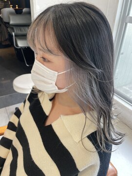 アジールヘア 池袋東口店(agir hair) 10代20代人気ハイトーンインナーカラー池袋池袋東口