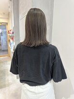 ヨーク(YOKE)&nbsp;YOKE 20代30代40代ぱつっとボブタイトボブミルクティーアッシュ