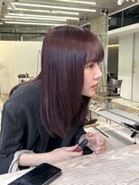 ヲタク(wotaku.)&nbsp;レッドカラーブリーチなしカラーボルドーカラーレッドブラウン
