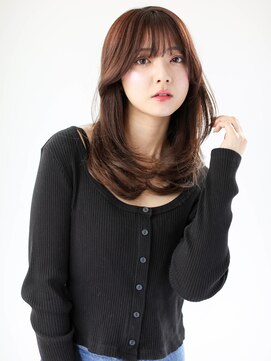 ヘアサロン ガリカ 表参道(hair salon Gallica) 【柴田優香】顔まわりもかわいい柔らか質感の内巻きレイヤー