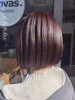 キャンバスアニュー 川崎(canvas anew.)&nbsp;ボブ×ピンクブラウン／川崎／ミニボブ