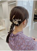 シンプルポニーテール