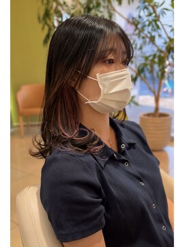 アッシュ 横浜瀬谷店(Ash) インナーカラーピンク