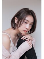 ロンドプランタン 恵比寿(Lond Printemps) 【Lond佐野】こなれミディ 前髪なし イメチェン 黒髪