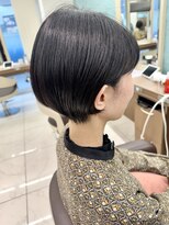 アッシュ 下北沢店(Ash)&nbsp;黒髪でもかわいい丸みショートボブ