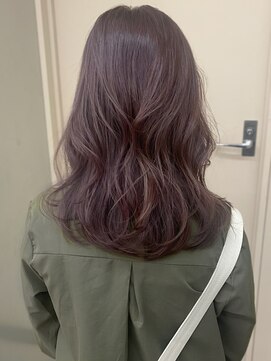 パークレーン アイス イヴェン(park lane ICI yeven) ラベンダーグレージュブリーチなしダブルカラーレイヤーカットre