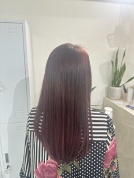 ラベスト バイ セロ 池袋メトロポリタン前(LOVEST by CERO) 白髪ぼかしカシスピンクカラー