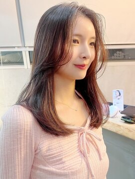 ロンド ボーイ 表参道(Lond BOY) イメチェン外ハネボブ美髪×ブリーチなしレイヤー韓国[表参道]