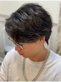 スパイキーショート/スペインカール<理容室>[メンズ/床屋/神田]