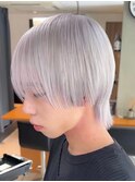 ボブルフ/ネビージュ/小顔/ワンレン/スモーキーアッシュ[渋谷駅]