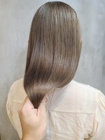 エリマ 武蔵小杉(elima)&nbsp;ブリーチなしダブルカラー/グレージュ/ロングレイヤー