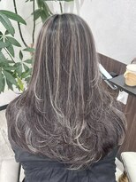 ベルヘアーデザイン 堺東(Belle hair Design)&nbsp;コントラストハイライト/外国人風/レイヤーカット/堺東