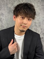 プレミアムバーバー 新宿店(PREMIUM BARBER produce by HIRO GINZA)&nbsp;ナチュラルパーマスタイル