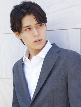 トルネード(TORNADO) メンズショートパーマスタイルビジネスヘア メンズスーツ A0704