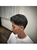 テーパーフェードパーマスタイル