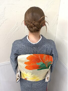 アップル(APPLE) 着付け、カチモリシニオンヘア