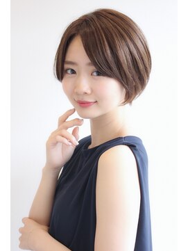 丸みショートボブ