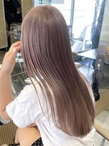 サンクマーケット 渋谷(cinq MARKET)&nbsp;ブリーチなしダブルカラーミルクティーベージュヘーゼルベージュ