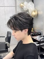 ネクスト 渋谷(NEXT)&nbsp;MEN’S HAIR/ブルーブラック/フェザーパーマ/渋谷