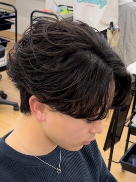 ビカム 名駅(become) 【フェザーパーマ】メンズ毛流れ