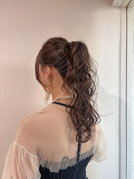 ゼスト 中野店(ZEST) 【ZEST中野/イチカ】ふわふわハイポニーテール