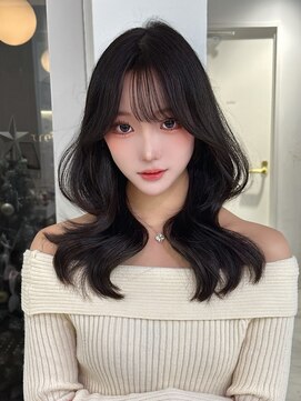 クム(kumu) レイヤーカット /縮毛矯正/前髪/顔周り/名古屋/栄/韓国サロン