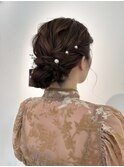 【ヘアセット】ふわふわ×シニヨン(東京駅)