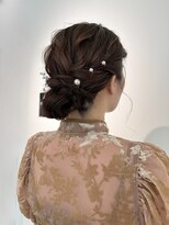 ミンクスオーバー(MINX OVER) 【ヘアセット】ふわふわ×シニヨン