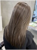 京都西院/ベージュカラー ブリーチ 髪質改善 ダブルカラー