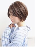 #ショートボブ #大人ショート #丸みショート #小顔ショート