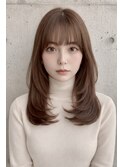 渋谷/ふんわりミディアム透明感