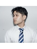 ウェルネス(Wellness)&nbsp;センターパートパーマスタイル
