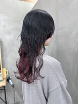 クリア(Clear) フェイスラインプツカット×インナーカラー