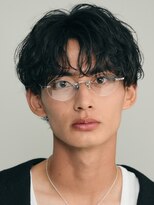 バイフィフス 原宿/表参道(by fifth)&nbsp;原宿メンズカット シャドウパーマ 微分けセンターパート fifth