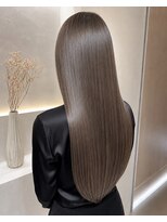 ウノ 南林間(UNO) ショコラブラウン髪質改善カラー透明感艶髪ストレート