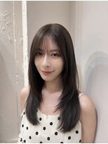 ヘアーアンドファッションシオミエイチ (hair＆fashion shiomi H)&nbsp;レイヤーストレート